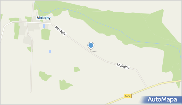 Mokajny, Mokajny, mapa Mokajny