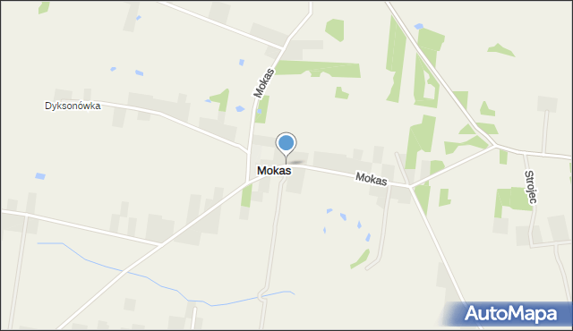 Mokas, Mokas, mapa Mokas