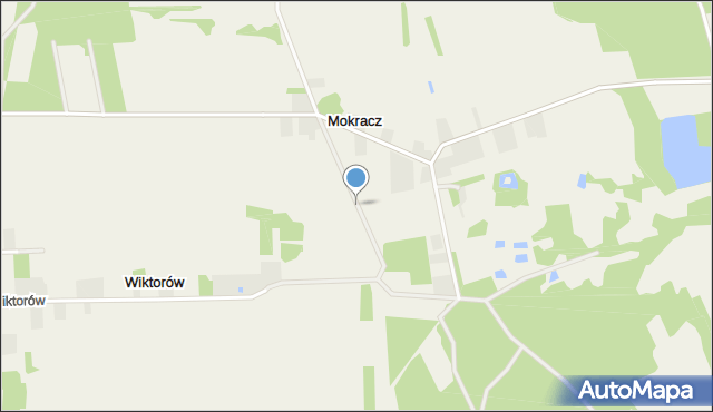 Mokracz, Mokracz, mapa Mokracz