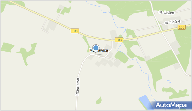 Mokrawica, Mokrawica, mapa Mokrawica