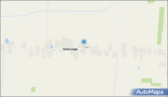 Mokrosęk, Mokrosęk, mapa Mokrosęk