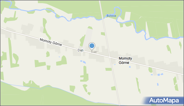 Momoty Górne, Momoty Górne, mapa Momoty Górne