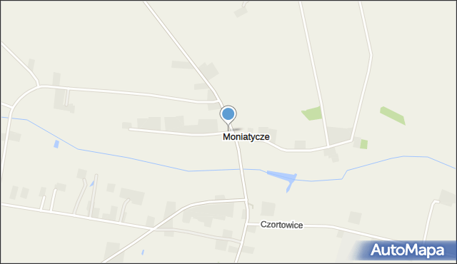 Moniatycze, Moniatycze, mapa Moniatycze