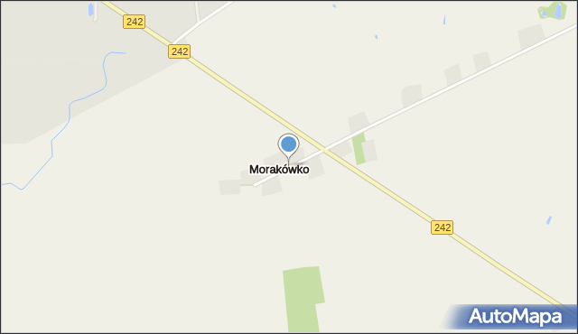 Morakówko, Morakówko, mapa Morakówko