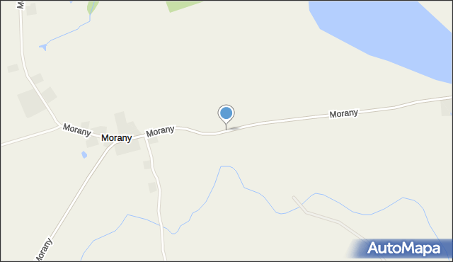 Morany, Morany, mapa Morany