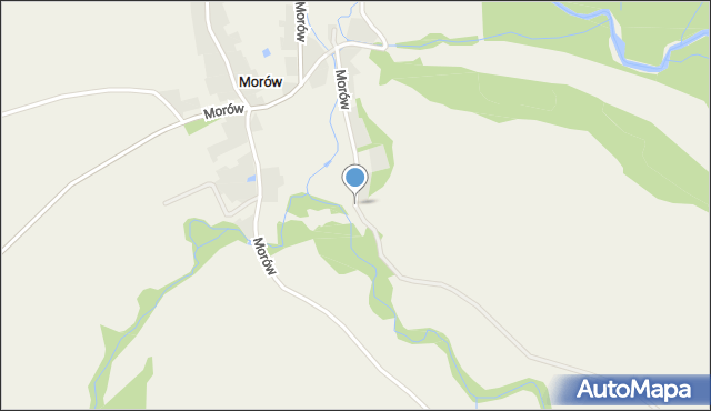 Morów, Morów, mapa Morów