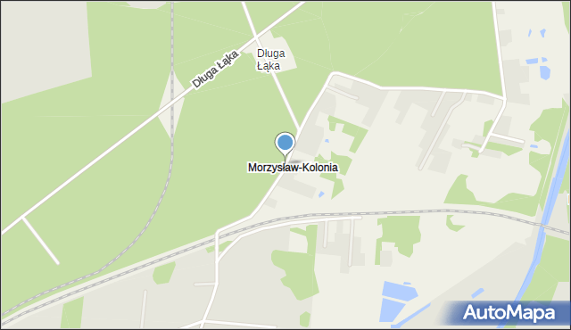 Morzysław-Kolonia, Morzysław-Kolonia, mapa Morzysław-Kolonia