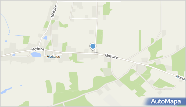 Mościce, Mościce, mapa Mościce