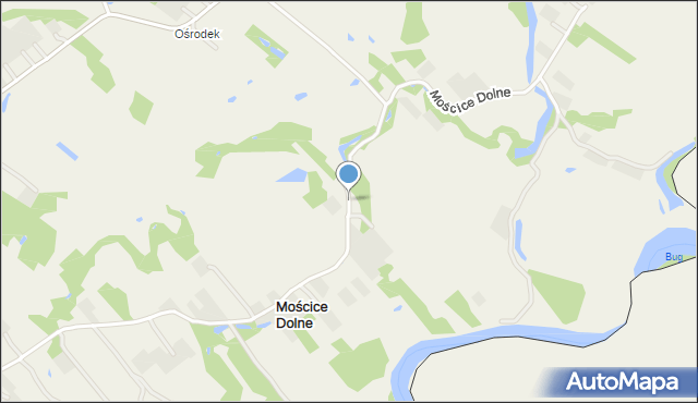 Mościce Dolne, Mościce Dolne, mapa Mościce Dolne