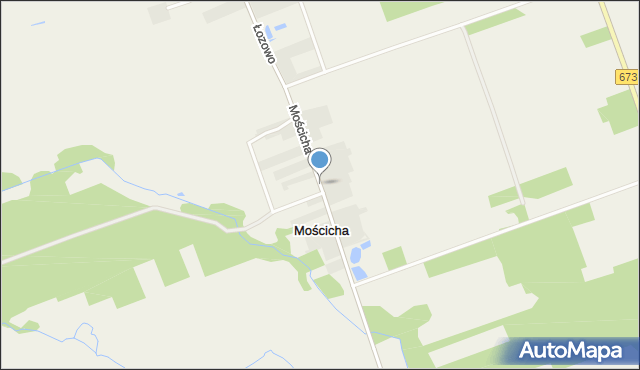 Mościcha, Mościcha, mapa Mościcha