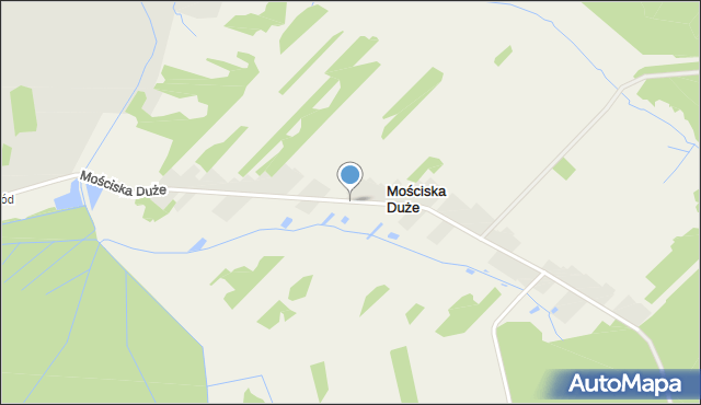 Mościska Duże, Mościska Duże, mapa Mościska Duże