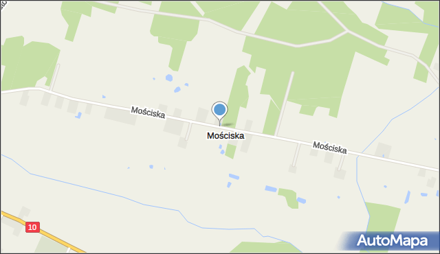 Mościska gmina Szczutowo, Mościska, mapa Mościska gmina Szczutowo