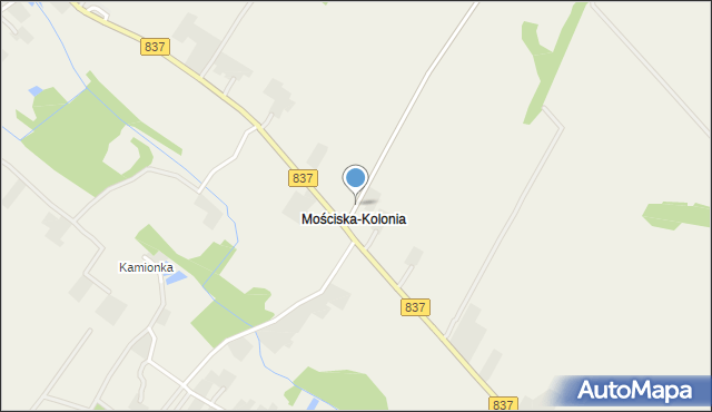 Mościska-Kolonia, Mościska-Kolonia, mapa Mościska-Kolonia