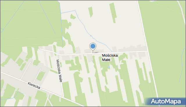 Mościska Małe, Mościska Małe, mapa Mościska Małe