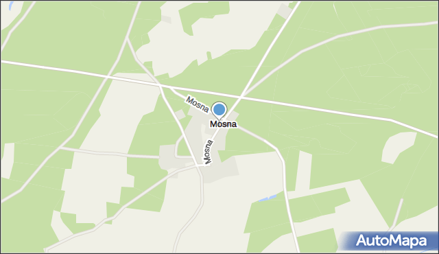 Mosna, Mosna, mapa Mosna