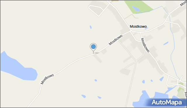 Mostkowo gmina Barlinek, Mostkowo, mapa Mostkowo gmina Barlinek