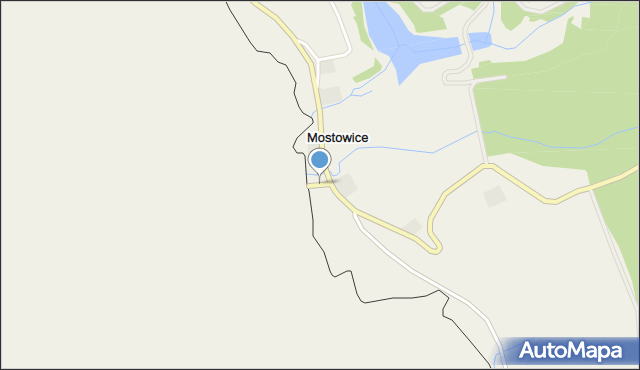 Mostowice, Mostowice-Orlicke Zahori, mapa Mostowice