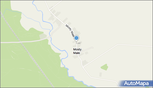 Mosty Małe, Mosty Małe, mapa Mosty Małe