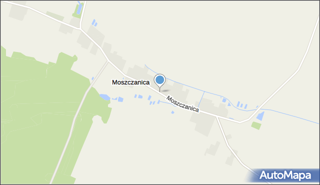 Moszczanica, Moszczanica, mapa Moszczanica