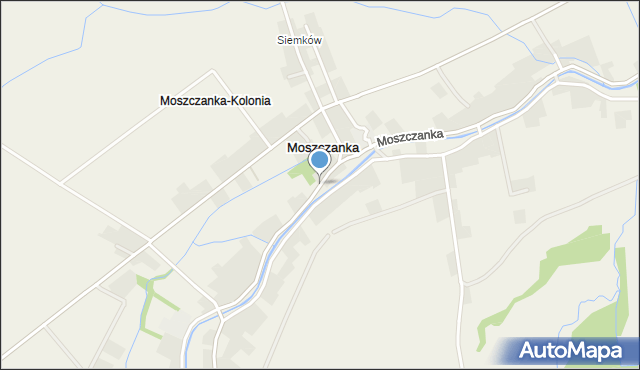 Moszczanka gmina Prudnik, Moszczanka, mapa Moszczanka gmina Prudnik