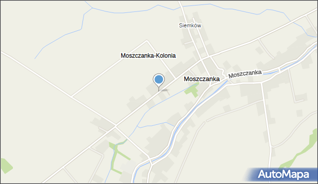 Moszczanka-Kolonia, Moszczanka-Kolonia, mapa Moszczanka-Kolonia