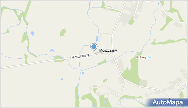 Moszczany, Moszczany, mapa Moszczany