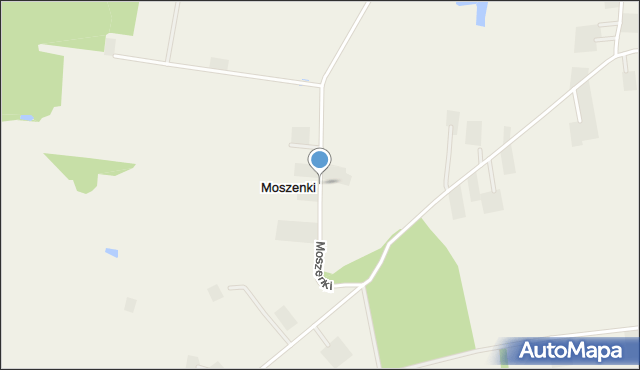 Moszenki, Moszenki, mapa Moszenki