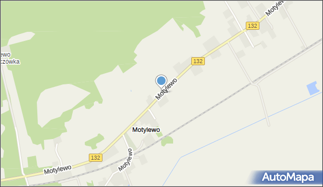 Motylewo, Motylewo, mapa Motylewo