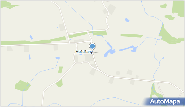 Możdżany, Możdżany, mapa Możdżany