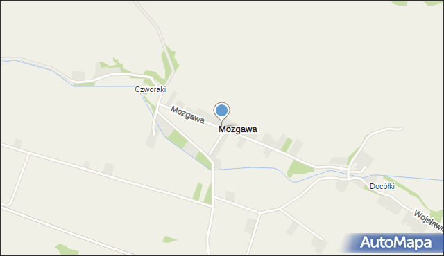 Mozgawa, Mozgawa, mapa Mozgawa