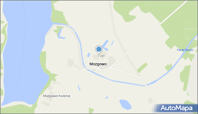 Mozgowo, Mozgowo, mapa Mozgowo