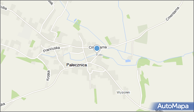 Pałecznica powiat proszowicki, Mokra, mapa Pałecznica powiat proszowicki