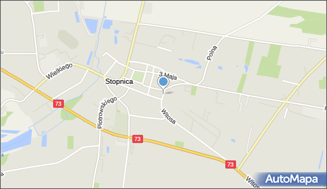 Stopnica, Mościckiego Ignacego, Prezydenta, mapa Stopnica