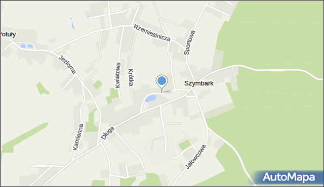 Szymbark gmina Stężyca, Motylewskiego Franciszka, ks., mapa Szymbark gmina Stężyca