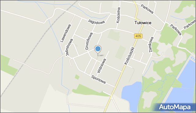 Tułowice powiat opolski, Morelowa, mapa Tułowice powiat opolski