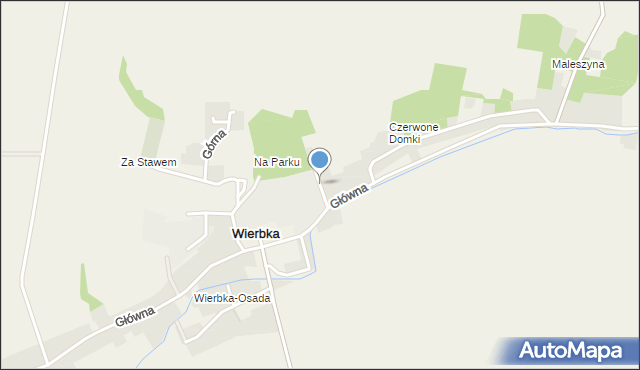 Wierbka, Moesa, mapa Wierbka