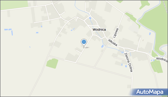 Wodnica gmina Ustka, Modrzewiowa, mapa Wodnica gmina Ustka