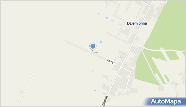 Dziemionna, Mróz Agaty, mapa Dziemionna