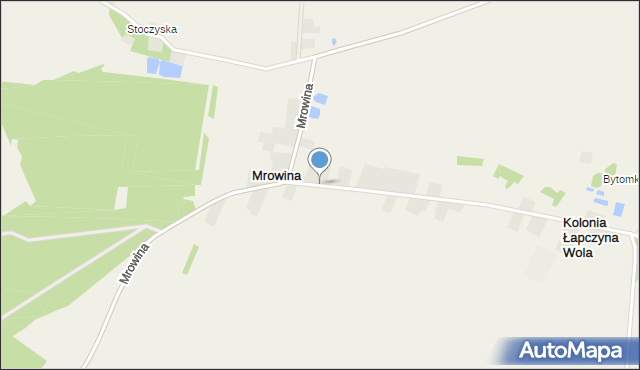 Mrowina, Mrowina, mapa Mrowina