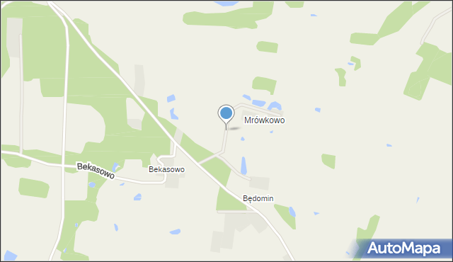 Mrówkowo, Mrówkowo, mapa Mrówkowo