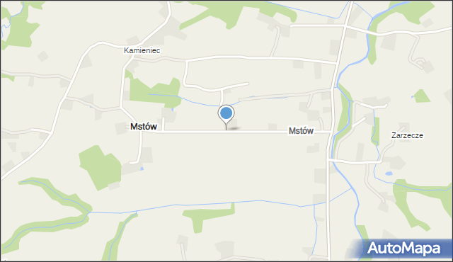 Mstów gmina Jodłownik, Mstów, mapa Mstów gmina Jodłownik