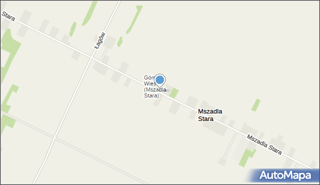 Mszadla Stara, Mszadla Stara, mapa Mszadla Stara