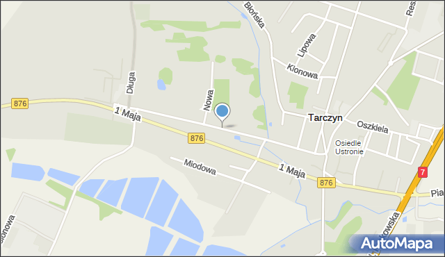Tarczyn powiat piaseczyński, Mszczonowska, mapa Tarczyn powiat piaseczyński