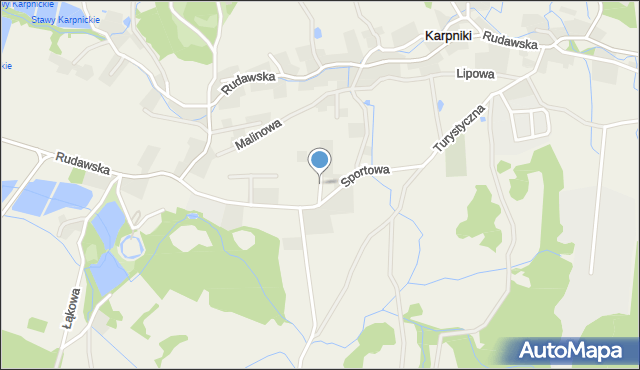 Karpniki gmina Mysłakowice, Muzyczna, mapa Karpniki gmina Mysłakowice