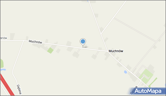 Muchnów, Muchnów, mapa Muchnów