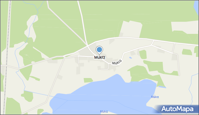 Mukrz, Mukrz, mapa Mukrz