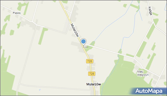 Mularzów, Mularzów, mapa Mularzów