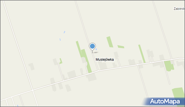 Musiejówka, Musiejówka, mapa Musiejówka