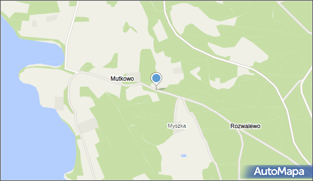 Mutkowo, Mutkowo, mapa Mutkowo