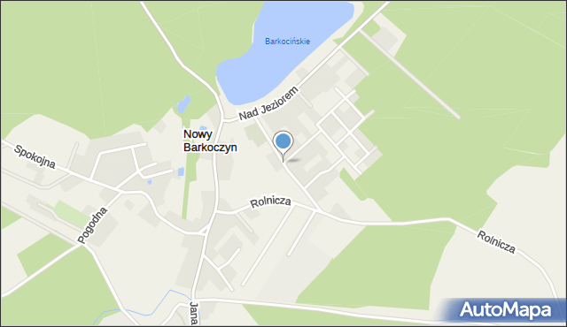 Nowy Barkoczyn, Muszyńskiego, ks., mapa Nowy Barkoczyn